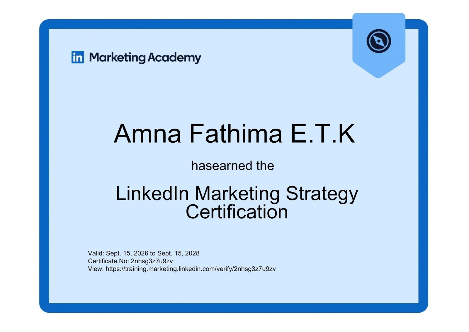 Home Best digital marketer in Calicut - LinkedIn certificate